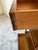1970’s Vintage Mount Airy Three-Tier Walnut Etagere With Drawers & Brass Casters For Sale - Image 12 of 12