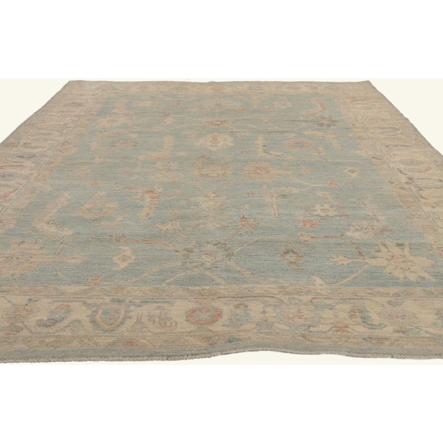 Contemporary Contemporary Pakistani Oushak Rug, 05'10 X 09'00 For Sale - Image 3 of 10