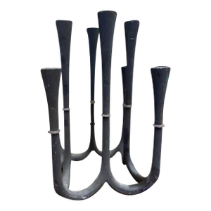 Vintage Mid Century Modern Candle Holders by Jens H. Quistgaar for Dansk Design.