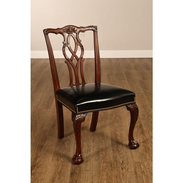 Kindel Chippendale Style Set of Six Mahogany Dining Chairs For Sale In Philadelphia - Image 6 of 18