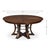 Transitional Round Jupe Dining Table, Large – Warm Brown Oak For Sale - Image 12 of 12