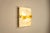 Glass Cristal and Yellow Quilt Wall Lamps by Toni Zuccheri for Venini, Italy, 1970s, Set of 4 For Sale - Image 7 of 18