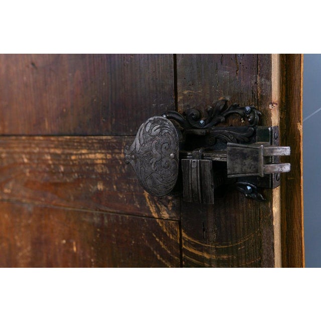 Baroque Buffet Cupboard in Oak and Pine For Sale - Image 11 of 18