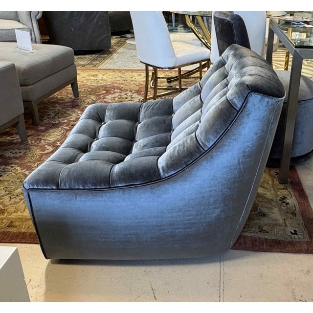 Thayer Coggin Scoup Chairs, a Pair For Sale In West Palm - Image 6 of 13