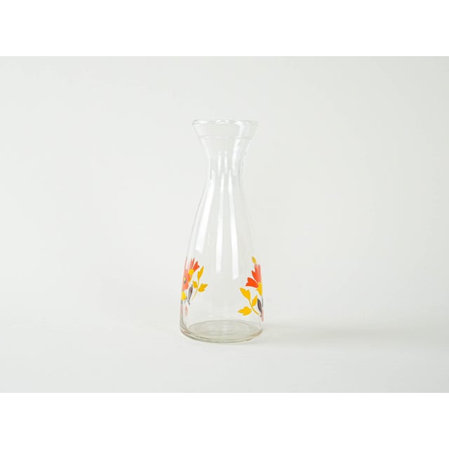 Vintage Italian Glass Carafe, 1970s For Sale - Image 6 of 9