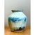 Vintage Blue and White Pottery Vase For Sale In West Palm - Image 6 of 12