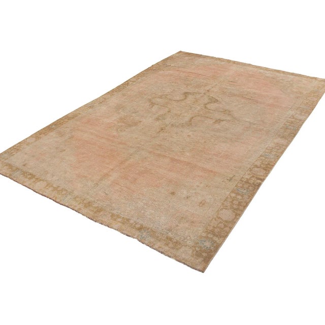 Traditional Faded Large Vintage Turkish Kars Rug For Sale - Image 3 of 6