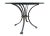 Metal French Art Deco Iron and Gilt Center Table in the Manner of Jacques Adnet and Gilbert Poillerat For Sale - Image 7 of 13