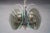 This ceiling lamp comprises clear and smoked glass panels. This piece is attributed to the mentioned designer/maker. It...