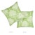 Hollywood Regency Schumacher Grand Palms Indoor/Outdoor Pillow 22" x 22" in Green For Sale - Image 3 of 5