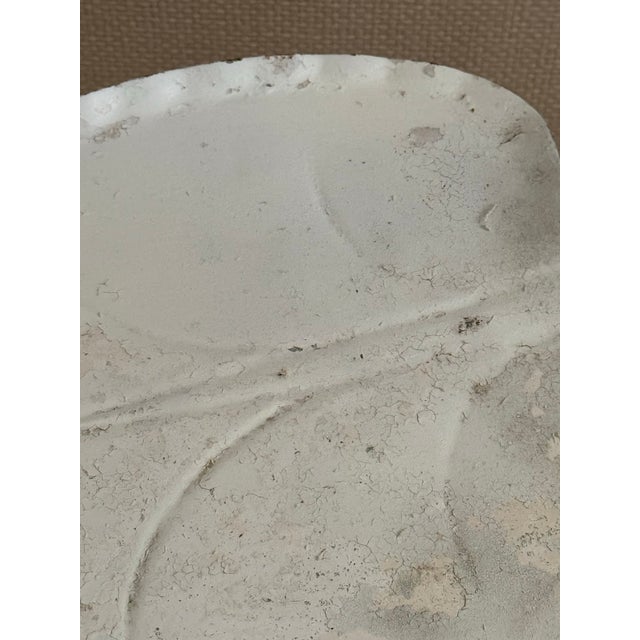 Metal Vintage Salterini Lily Pad Table White For Sale - Image 7 of 11
