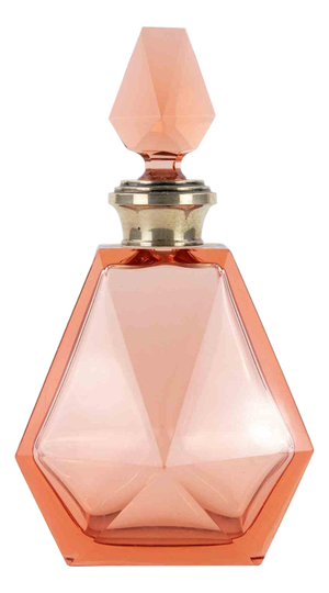Art Deco Czechoslovakian Carafe in Pink Art Glass by Moser, 1920s