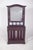 Coat rack with tiles and mirror. Made from solid dark wood, the cabinet is vertically structured, with a sturdy base and a...