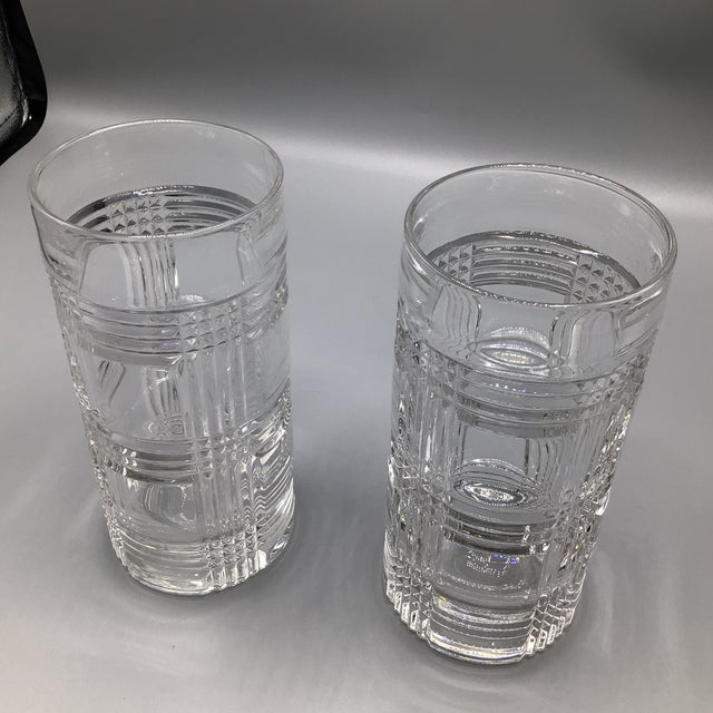 Ralph Lauren Glen Plaid Crystal Highball GlassesSet of 2 Chairish