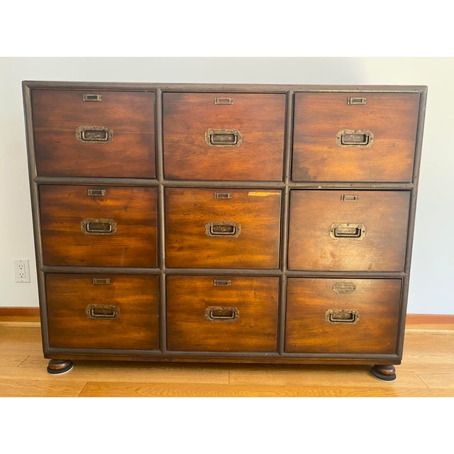 Theodore Alexander Late 19th Century Theodore Alexander Walnut Chest of Drawers For Sale - Image 4 of 6