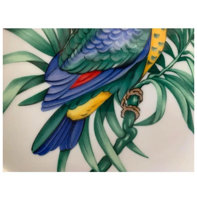 This is a single plate from the 4 exotic bird collection of 4. It measures 7 1/2" and was made by Fitz and Floyd during...