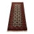 Turkmen Runner 2’10” X 6’4” Ivory Wool Vintage Tribal Hand-Knotted Rug For Sale