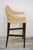French Bar Stool in Wood and Rattan For Sale - Image 9 of 17