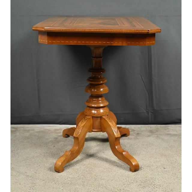 Coffee Table in Cherry and Walnut For Sale - Image 16 of 18