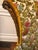 Mid-Century Modern Pair of Vintage French Provincial Two-Tone Velvet and Tapestry Wingback Bergère Chairs For Sale - Image 3 of 7