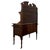 Antique English Edwardian Burr Walnut and Marble Washstand For Sale - Image 9 of 11