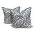 Eastern Accents Sunda Indigo Decorative Pillows, Pair For Sale