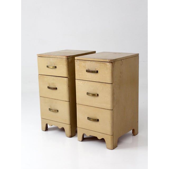Mid-Century 3 Drawer End Tables Pair For Sale - Image 12 of 15