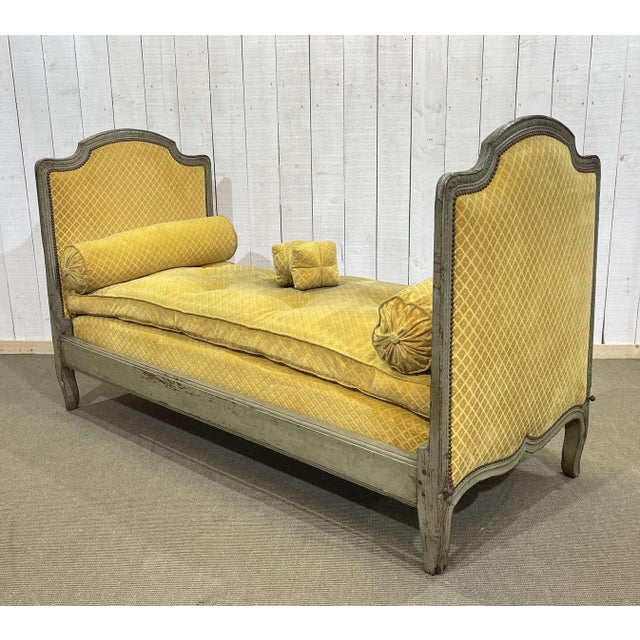 18th Century Louis XV Oak Daybed, in Good conditions. Designed before 1890