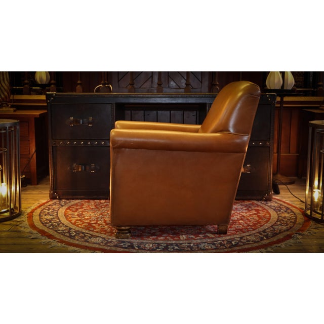Tetrad Princess Leather Club Chair, 2010s For Sale - Image 9 of 18