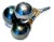 Bochic “Orient” Vintage South Sea Pearl & Fancy Sapphires Ring Set 18K Gold & Si For Sale