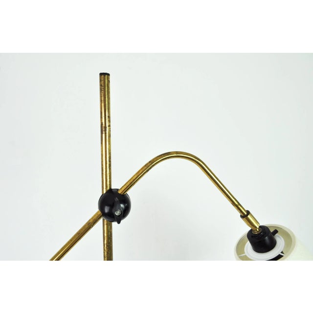 Modern Brass Floor Lamp with Adjustable Arm & Head, 1970s For Sale - Image 9 of 16