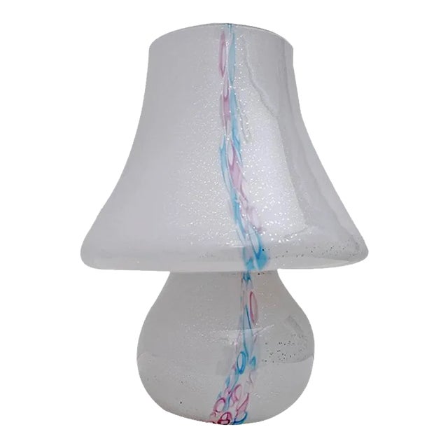 Modern Glass Table Lamp in the Style of Venini, Italy, 1980s For Sale