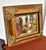 Guido Borelli Signed Oil Painting Italian Mediterranean Courtyard Ornate Frame For Sale - Image 12 of 17