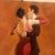 Drawing/Sketching Materials Tango Dancers Original Pastel Painting – Couple in Red & Black, Warm Terracotta Wall Art For Sale - Image 7 of 9