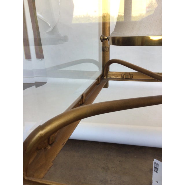 1990s Gold Gilded Finished Iron Lantern For Sale - Image 10 of 13
