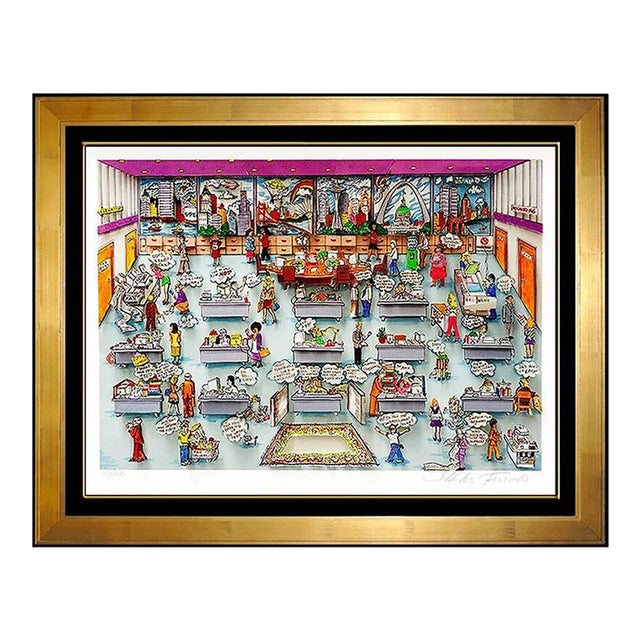 Late 20th Century 9 to 5, Charles Fazzino For Sale