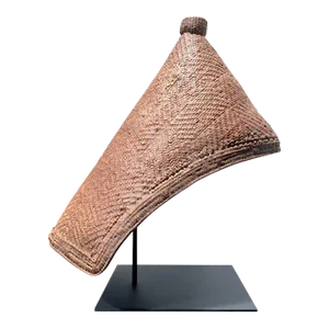 Antique African Lugbara Women's Rain Hat
