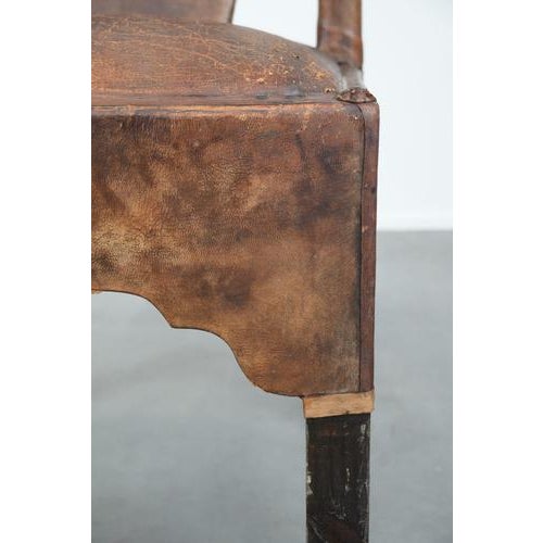 North African Sheepskin Chair, 1900s For Sale - Image 9 of 14