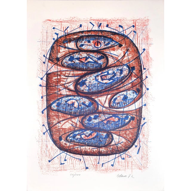 Luigi Gheno - 4 Artworks - Lithograph - Contemporary For Sale - Image 6 of 6