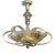 Art Deco Glass Chandelier attributed to Kamenický Šenov, 1930s For Sale