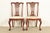 English Baker Furniture Style Chippendale Carved Mahogany Side Chairs or Dining Chairs, Pair For Sale - Image 3 of 13