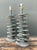 Mid-Century Modern Vintage Stacked Stone Table Lamps - Pair For Sale - Image 3 of 15