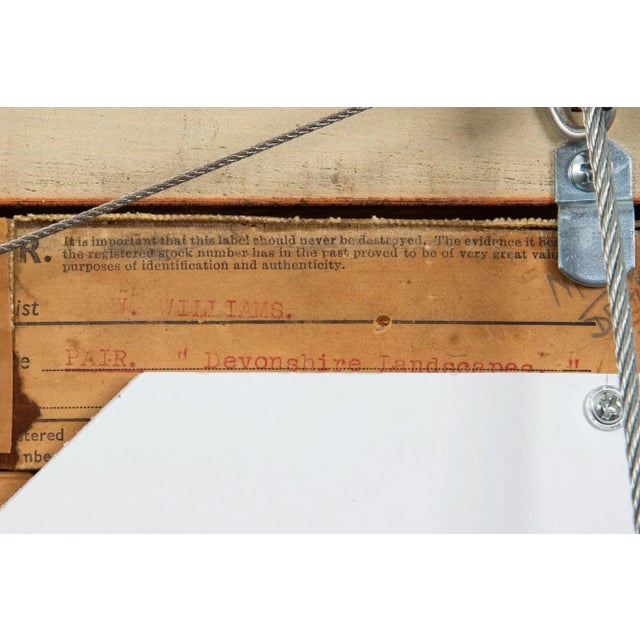 English Victorian Antique Oil Painting of a Devonshire Landscape, 19th Century For Sale - Image 13 of 18