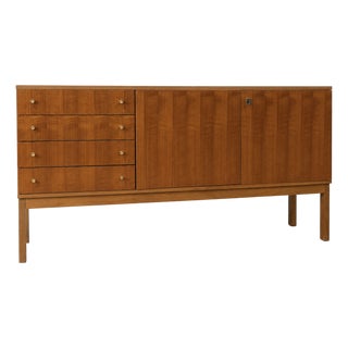 Mid Century Modern Teak Credenza C. 1960’s | Scandinavian Danish Modern Sideboard For Sale