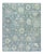 Exquisite Rugs Evie Hand Knotted Wool Light Blue & Multi - 6'x9' For Sale