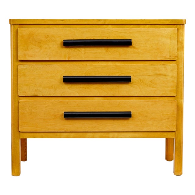 Mid 20th Century Scandinavian Birch Chest of Drawers, 1960s For Sale