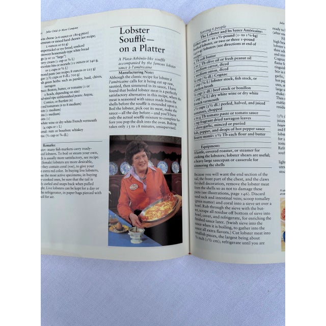 Mid-Century Modern 1979 Julia Child and More Company by Julia Child First Edition Hardcover For Sale - Image 3 of 12