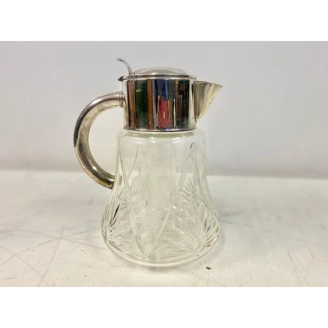 Glass Lemonade Jug in Silver Plating from Christofle For Sale - Image 7 of 12