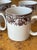 Vintage Spode Delamere Brown Transferware Coffee Mugs - Set of 6 For Sale In Los Angeles - Image 6 of 13