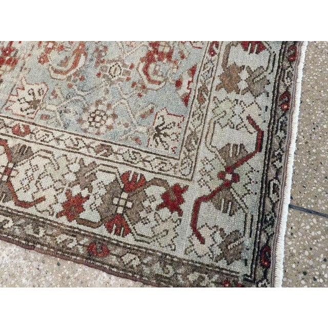 Ivory Galerie Shabab Collection Mid-20th Century Persian Malayer Accent Rug For Sale - Image 8 of 9